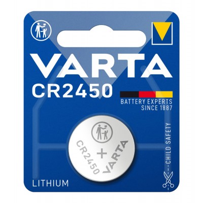 VARTA μπαταρία λιθίου CR2450, 3V, 1τμχ