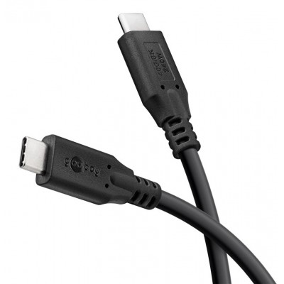 GOOBAY καλώδιο USB-C 74185, USB4, 240W, 40Gbps, 8K/60Hz, 1.8m, μαύρο GOOBAY καλώδιο USB-C 74185, USB4, 240W, 40Gbps, 8K/60Hz, 1.8m, μαύρο