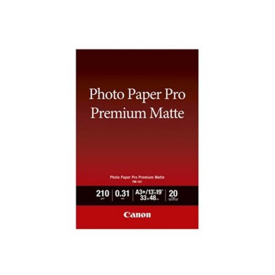 Canon Φωτογραφικό Χαρτί Premium Matte A3+ 210 g/m²20 φύλλα (8657B007) (CAN-PM101-A3PLUS) Canon Φωτογραφικό Χαρτί Premium Matte A3+ 210 g/m²20 φύλλα (8657B007) (CAN-PM101-A3PLUS)