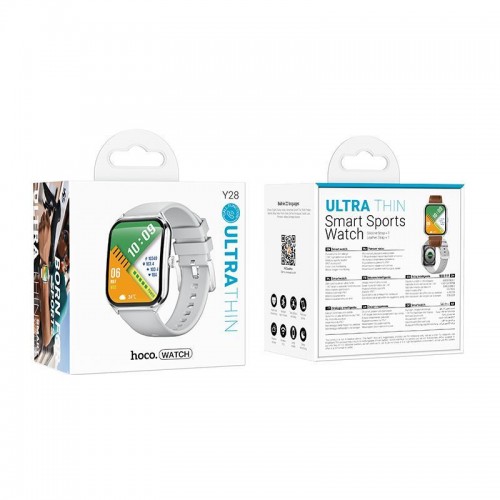 HOCO Y28 AMOLED SMART SPORTS WATCH(ΛΕΙΤΟΥΡΓΙΑ ΚΛΗΣΗΣ), ΑΣΗΜΙ
