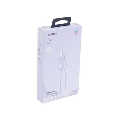 Καλώδιο Φόρτισης UGREEN L509 65092 USB-C σε USB-C PD 100W 1m Μώβ Καλώδιο Φόρτισης UGREEN L509 65092 USB-C σε USB-C PD 100W 1m Μώβ