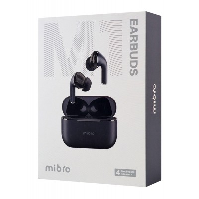MIBRO earphones με θήκη φόρτισης M1, TWS, ENC, 25/350mAh, μπλε
