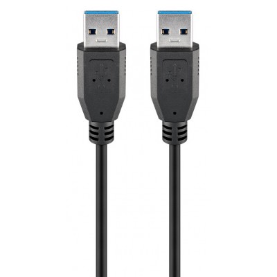 GOOBAY καλώδιο USB 3.0 95716, 5 Gbps, 0.5m, μαύρο GOOBAY καλώδιο USB 3.0 95716, 5 Gbps, 0.5m, μαύρο