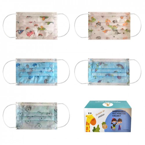 Μάσκα Παιδική με Σχέδια (φπα24%) 140x95mm 4teen4ty 27220