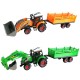 Τρακτέρ-Εκσκαφέας Friction & Ρυμούλκα 57x13x13cm ToyMarkt 902132