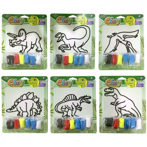 Σετ Πλαστελίνης Δεινοσαυράκια 24x19x3cm ToyMarkt 913115