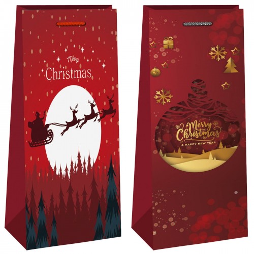 Τσάντα Ποτών Χριστουγέννων 35,5x11x8cm Xmasfest 1131830