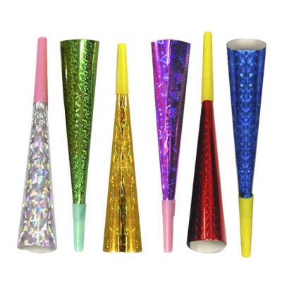 Κόρνες Μεταλιζέ σετ=6τεμ 20cm Carnavalista 231357 Κόρνες Μεταλιζέ σετ=6τεμ 20cm Carnavalista 231357