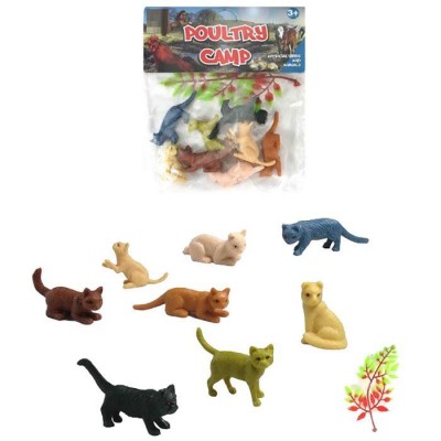 Μικρό σετ 8 Γατάκια 14x16cm ToyMarkt 913153 Μικρό σετ 8 Γατάκια 14x16cm ToyMarkt 913153