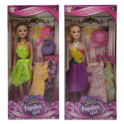 Κούκλα Popular Girl & Αξεσουάρ & Φορέματα 14x32x5cm ToyMarkt 922072 Κούκλα Popular Girl & Αξεσουάρ & Φορέματα 14x32x5cm ToyMarkt 922072