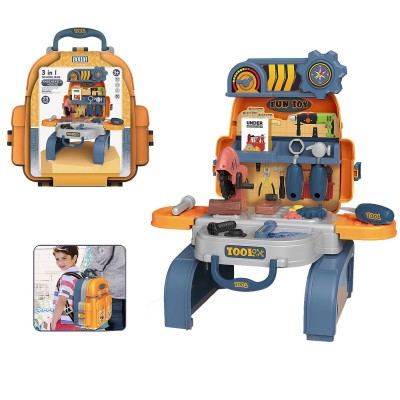 Πάγκος Εργαλεία 23 τεμ 3 σε 1 Backpack Κουτί 25x28x12cm, Ανοικτό 39x40x31cm ToyMarkt 913179 Πάγκος Εργαλεία 23 τεμ 3 σε 1 Backpack Κουτί 25x28x12cm, Ανοικτό 39x40x31cm ToyMarkt 913179