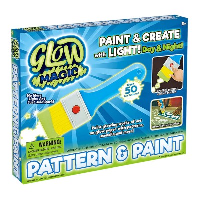Pattern Painter Πινέλο Μπαταρίας, Φωσφορίζει στο Σκοτάδι 30x25x3cm ToyMarkt 913197