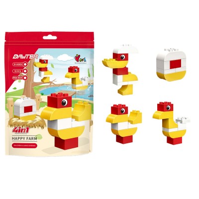 Σετ 10 τεμ Τουβλάκια Happy Farm 16x21cm ToyMarkt 95423 Σετ 10 τεμ Τουβλάκια Happy Farm 16x21cm ToyMarkt 95423