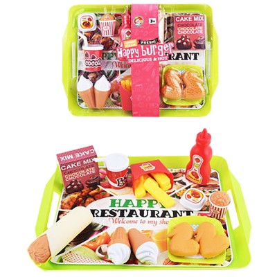 Happy Burger Δίσκος Σερβιρίσματος 19 τεμ 35x5x26cm ToyMarkt 971153