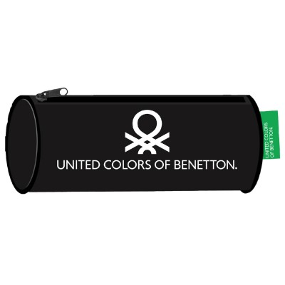 Κασετίνα Μαύρη United Colors of Benetton 20x6cm Benetton 1015F-9306K