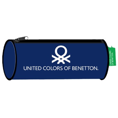 Κασετίνα Μπλε United Colors of Benetton 20x6cm Benetton 1015F-9306B