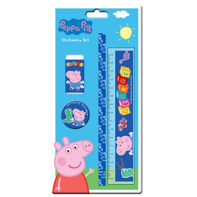 Σχολικό σετ με Χάρακα Peppa pig 23x11cm Peppa 3042-9515