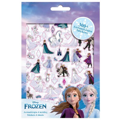 Μπλοκ με 300 Αυτοκόλλητα Frozen 21,5x14,5cm Disney