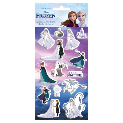 Αυτοκόλλητα Puffy Frozen 2 22x10cm Disney 000562870