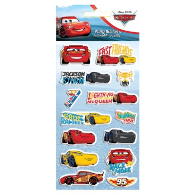 Αυτοκόλλητα Puffy Cars 22x10cm Disney 000562873