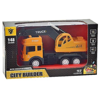 Die Cast Friction Εκσκαφέας με φως + ήχο 27x15x10cm ToyMarkt 902246