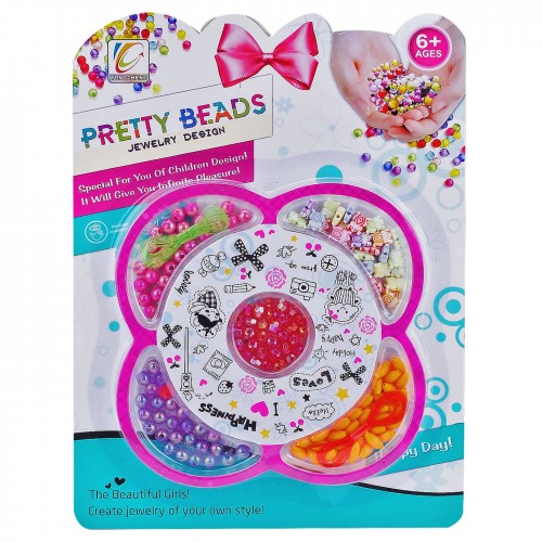 Καρτέλα Χάντρες Pretty Beads 28x21cm ToyMarkt 971194