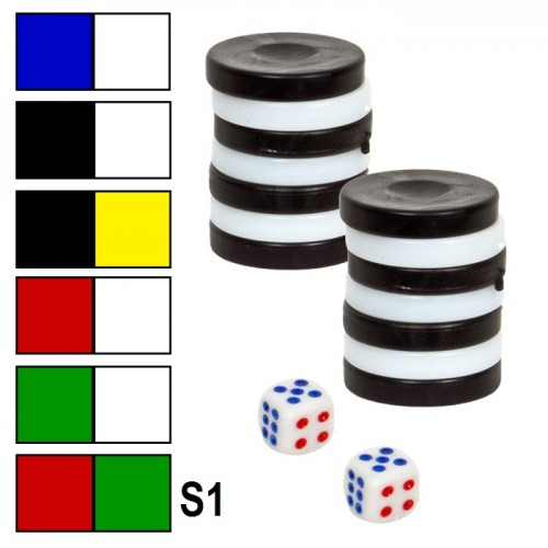 Πούλια-Ζάρια Τάβλι Μεγάλο 48cm ToyMarkt 891424