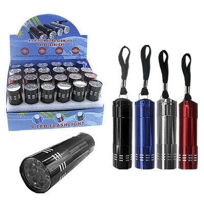 Φακός Μεταλλικός 9led 8,5x2,5cm Homie 108165 Φακός Μεταλλικός 9led 8,5x2,5cm Homie 108165