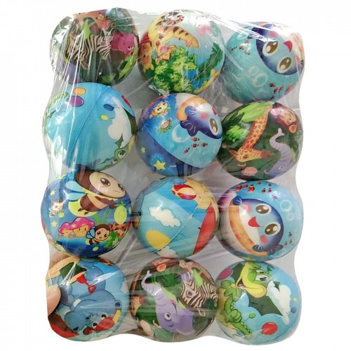 Μπαλάκι Καουτσούκ Ζωάκια ø6,5cm ToyMarkt 913374