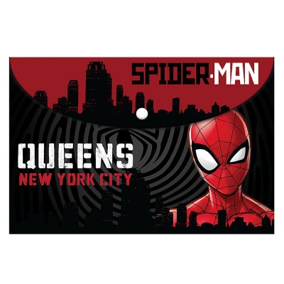 Φάκελος Κουμπί α4 Spiderman A4 Spiderman