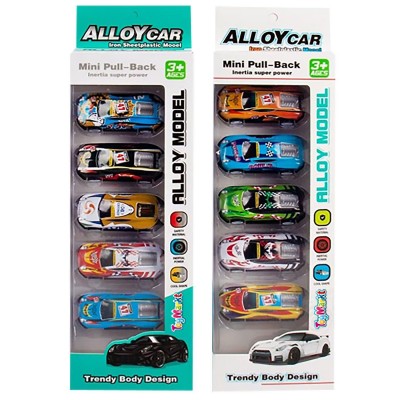 Σετ 5 Μεταλλικά Αυτοκινητάκια Pull Back 9x31x3cm ToyMarkt 902296 Σετ 5 Μεταλλικά Αυτοκινητάκια Pull Back 9x31x3cm ToyMarkt 902296