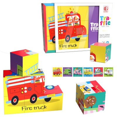 Κύβοι 9 Τεμ,6 σε 1, Οχήματα Traffic 26x20x7cm ToyMarkt 95440 Κύβοι 9 Τεμ,6 σε 1, Οχήματα Traffic 26x20x7cm ToyMarkt 95440