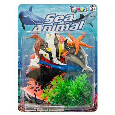 Ζώα της Θάλασσας Μίνι Καρτέλα 14x19x3cm ToyMarkt 913497