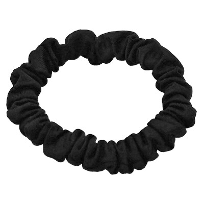 Σούρα Μαλλιών Λεπτή Μαύρη Scrunchies 7,5cm 4teen4ty 401372