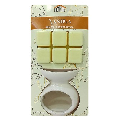 Βάση με Αρωματικό wax Melt Βανίλια 6 Κύβοι Homie 423057 Βάση με Αρωματικό wax Melt Βανίλια 6 Κύβοι Homie 423057