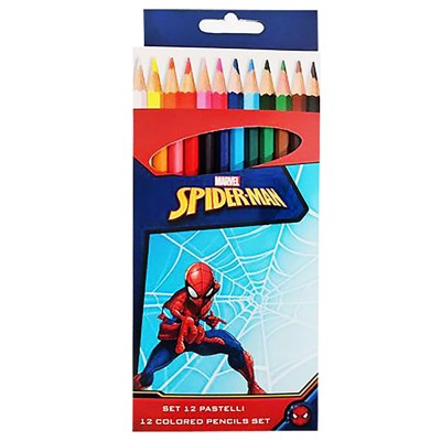 Ξυλομπογιές σετ=12 Χρώματα Spiderman Spiderman Ξυλομπογιές σετ=12 Χρώματα Spiderman Spiderman