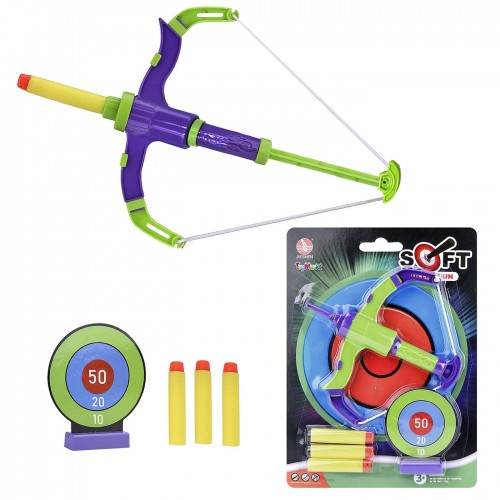 Τόξο Μίνι Στόχος Βελάκια σε Καρτέλα 26x19cm ToyMarkt 88846