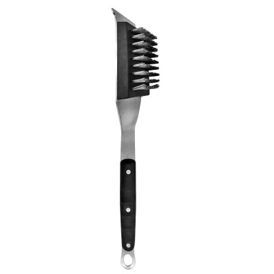 Βούρτσα bbq με Λαβή Ανοξείδωτη 40x6cm Homie 1011108 Βούρτσα bbq με Λαβή Ανοξείδωτη 40x6cm Homie 1011108