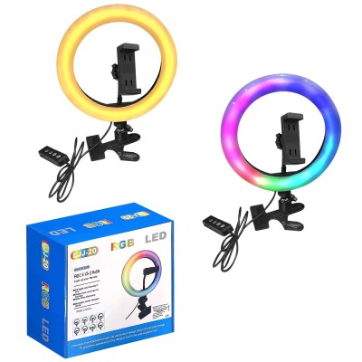 Φωτιστικό Δαχτυλίδι με usb led Λευκό & Πολύχρωμο φως ø20cm JustNote 10953 Φωτιστικό Δαχτυλίδι με usb led Λευκό & Πολύχρωμο φως ø20cm JustNote 10953