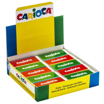 Γόμα Λευκή Carioca κυτ=20τεμ  Carioca 40150