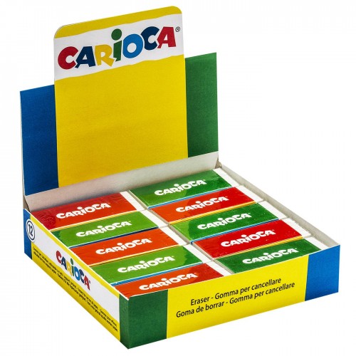 Γόμα Λευκή Carioca κυτ=20τεμ  Carioca 40150