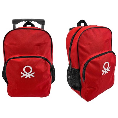 Τσάντα Τρόλευ Benetton Κόκκινη 41x28x12cm Benetton 12196-1641R Τσάντα Τρόλευ Benetton Κόκκινη 41x28x12cm Benetton 12196-1641R