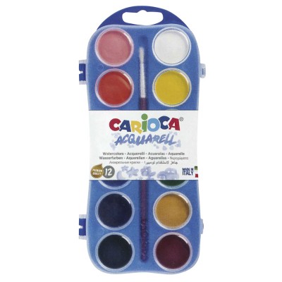 Νερομπογιά 12χρωματα Carioca  Carioca 42404