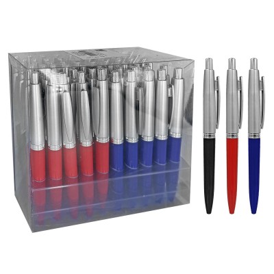 Στυλό Κλιπ Ασημί Κεφάλι Ballpoint 1.0mm JustNote 8076 Στυλό Κλιπ Ασημί Κεφάλι Ballpoint 1.0mm JustNote 8076