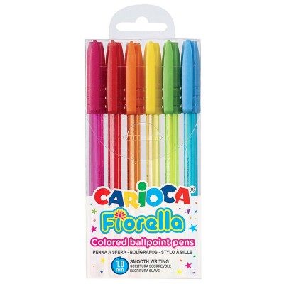Στυλό Carioca Fiorella 6 Χρώματα Ballpoint 1.0mm Carioca 42774 Στυλό Carioca Fiorella 6 Χρώματα Ballpoint 1.0mm Carioca 42774