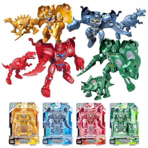 Robot-Δεινόσαυρος 2 σε 1 σε Καρτέλα 26x19x6cm ToyMarkt 913565