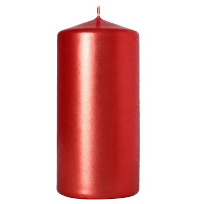 Κερί Κολώνα Κόκκινο Μεταλιζέ 7x10cm 10x7cm Homie 57493 Κερί Κολώνα Κόκκινο Μεταλιζέ 7x10cm 10x7cm Homie 57493
