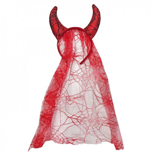 Στέκα Devil με Κέρατα & Πέπλο  Carnavalista 232556