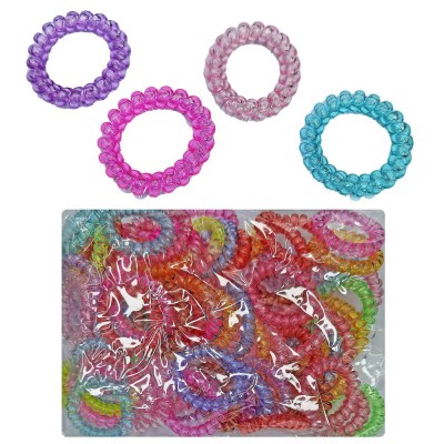 Λαστιχάκι Μαλλιών Σπιράλ Ιριδίζον ø4,5cm 4teen4ty 401417
