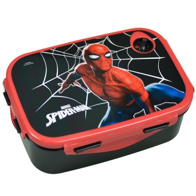 Δοχείο Φαγητού Πλαστικό pp 900ml Spiderman Black City 17,5x7x13cm 900ml Gim 557-12265 Δοχείο Φαγητού Πλαστικό pp 900ml Spiderman Black City 17,5x7x13cm 900ml Gim 557-12265